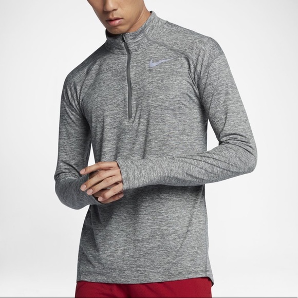 nike half zip running shirt